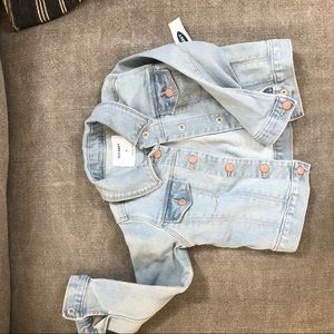 Girls light denim jacket